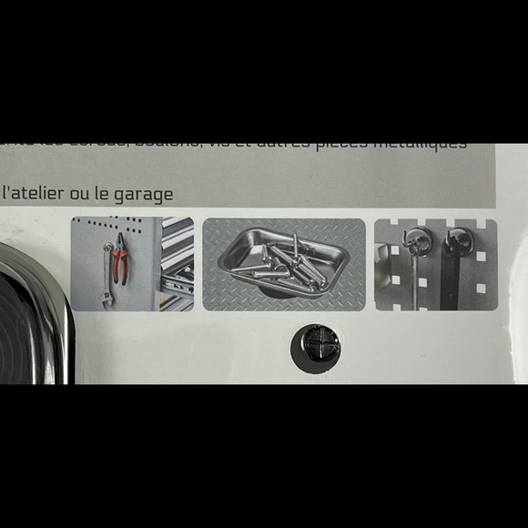 Steel Core Magnetic Trays ~ 4 Piece Set ~ Large Tray, Small Tray & 2 Hooks - Picture 3 of 10